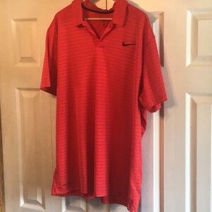 Nike Men's Red Polo Shirt